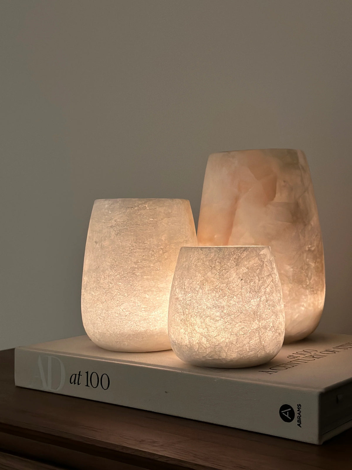 Teardrop White Alabaster Candle Holder | Hand-Carved Tear Drop Stone Vessel | Egyptian Marble Tea Light Accent | Luxury Ambient Home Decor